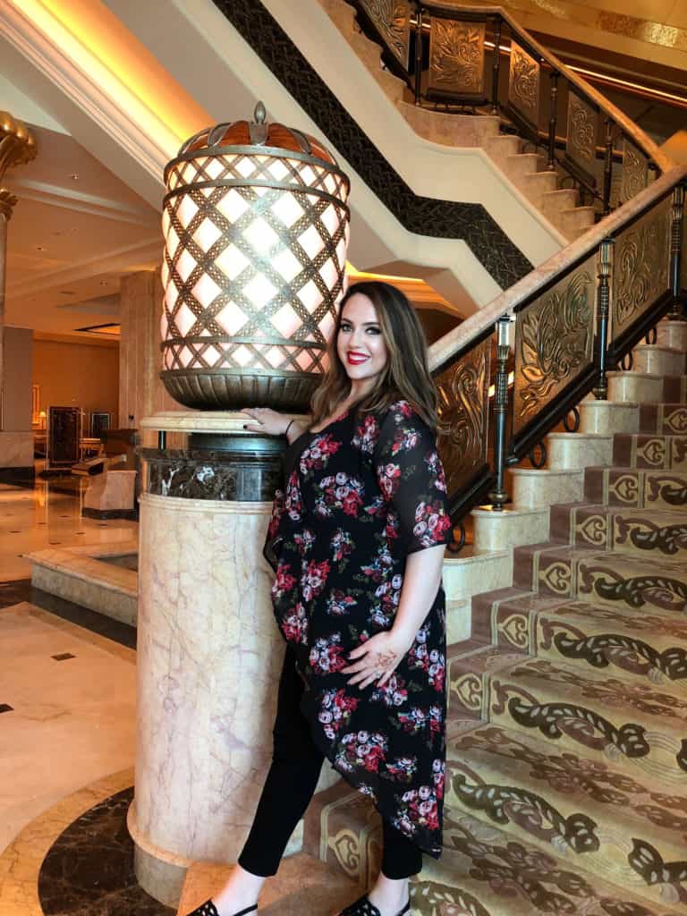 20 photos to inspire you to visit Abu Dhabi - beautiful staircase at Emirates Palace