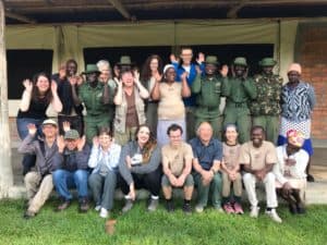 Biosphere Expeditions with Enonkishu Conservancy staff in Kenya
