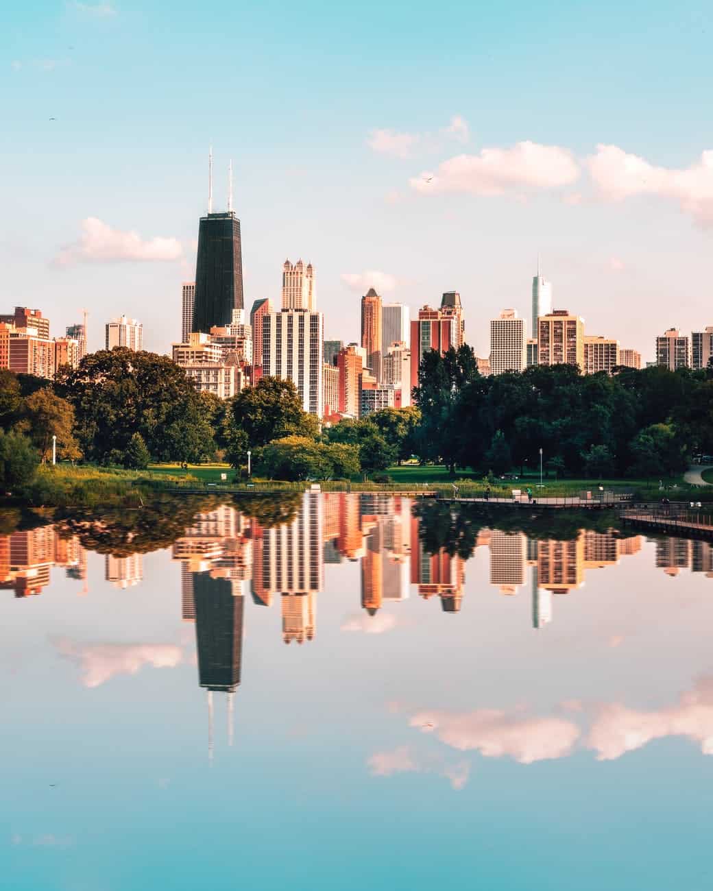buildings near body of water