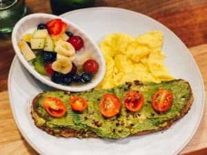 Avocado toast at HomeGrown in Wichita (South Central Kansas)