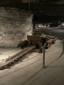 A big machine used to mine salt