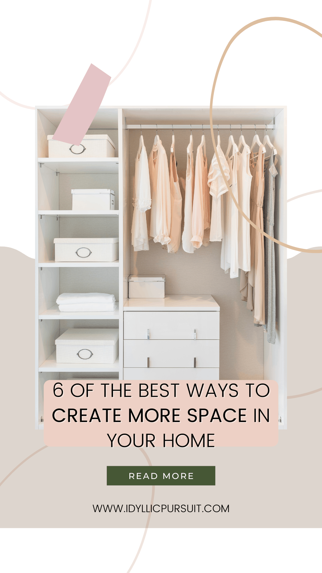 6 Ways to Create More Space In Your Home - Idyllic Pursuit