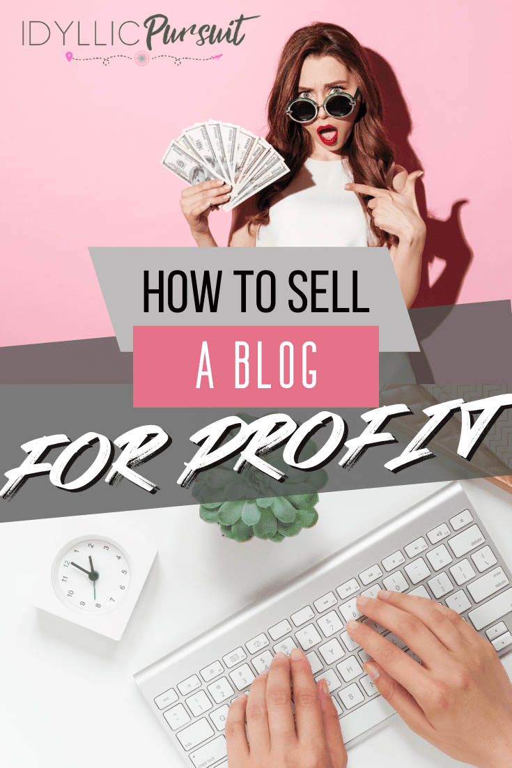 how to sell a blog for profit
