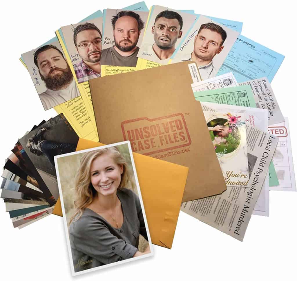2021 holiday gift guide; unsolved case files