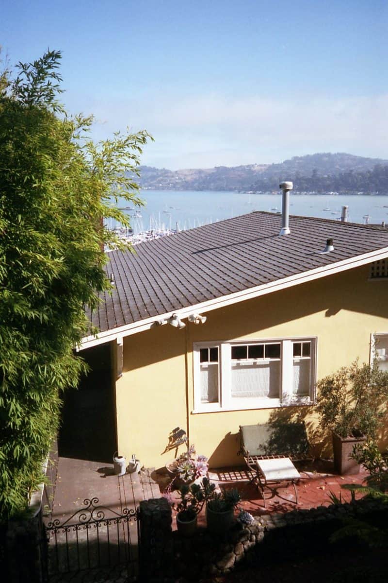 beige concrete house near sea