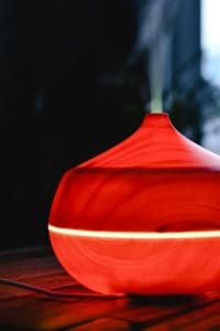 a wooden finished diffuser