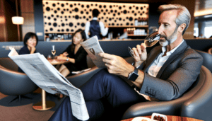 Photo of a person enjoying exclusive travel experiences