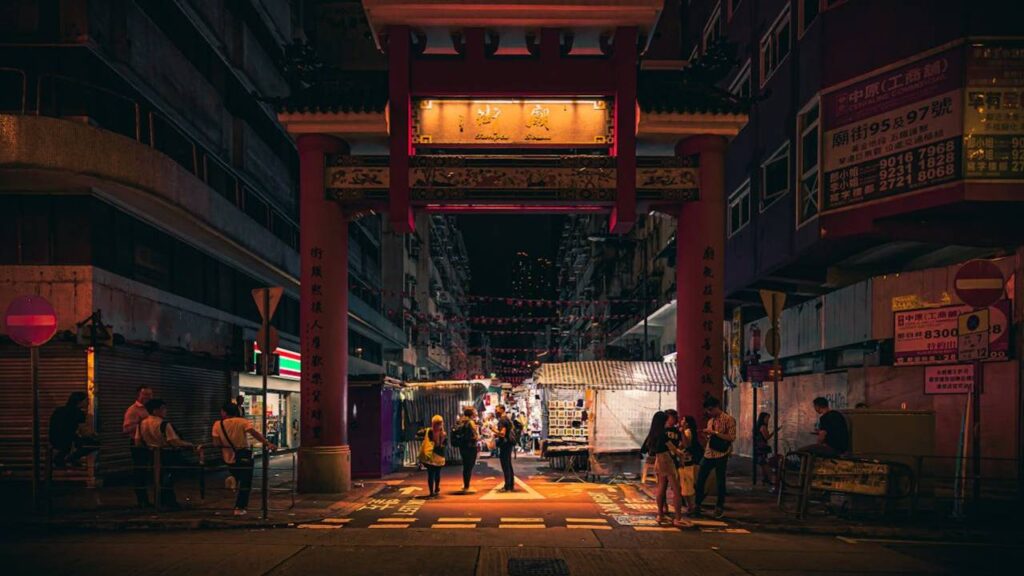 Temple Street Night Market, Hong Kong