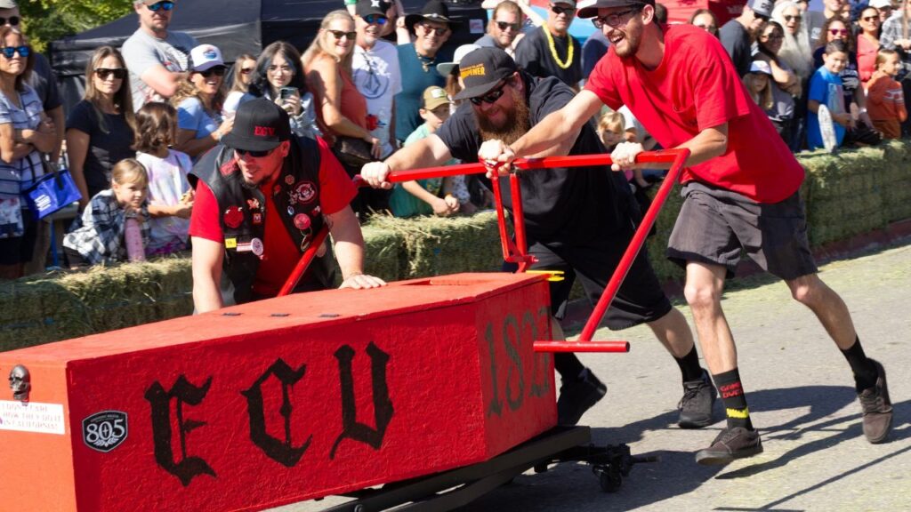 Annual Coffin Races During the Main Street Fall Fest in Gardnerville