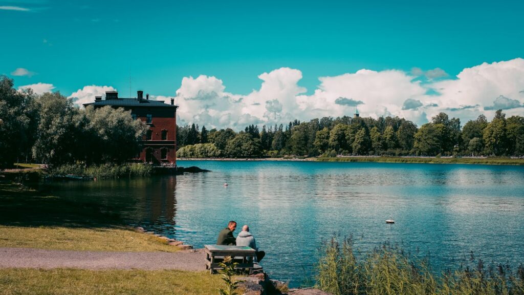 Finland lakeside