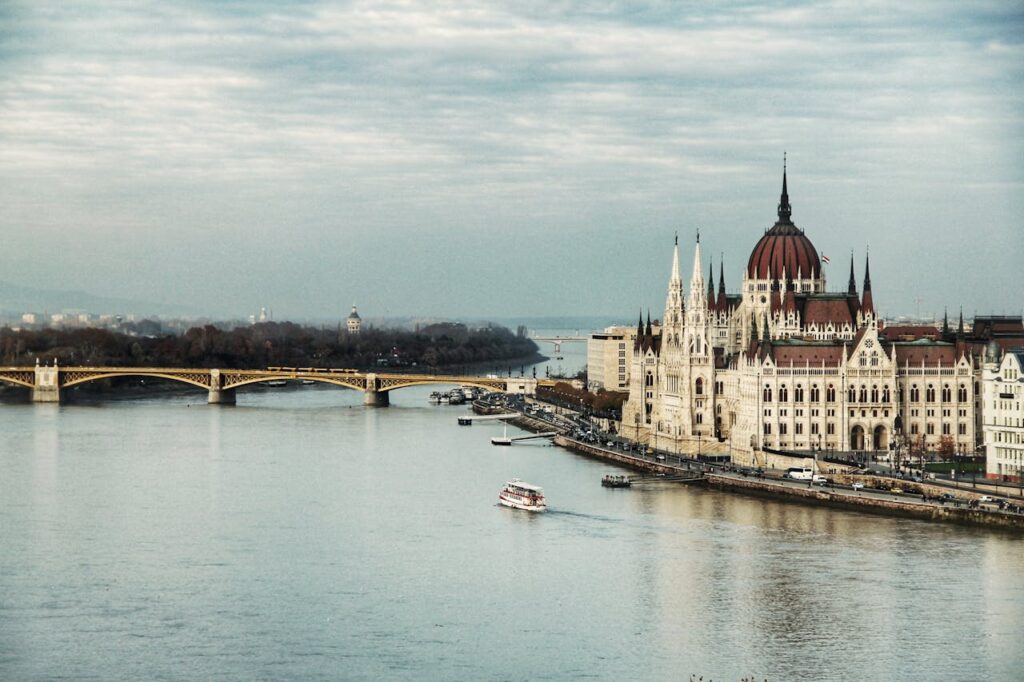 Budapest, Hungary Building Near Body Of Water
