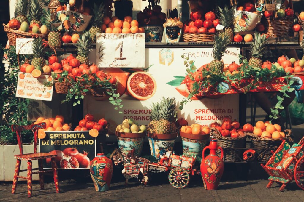 Palermo Sicily market