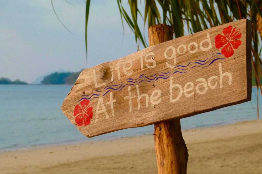 Beach Sign