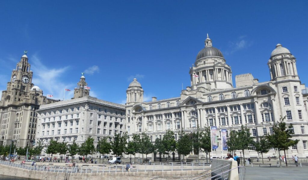 Liverpool, England: A vibrant city with rich cultural history, famous for its maritime heritage, The Beatles, and stunning architecture.