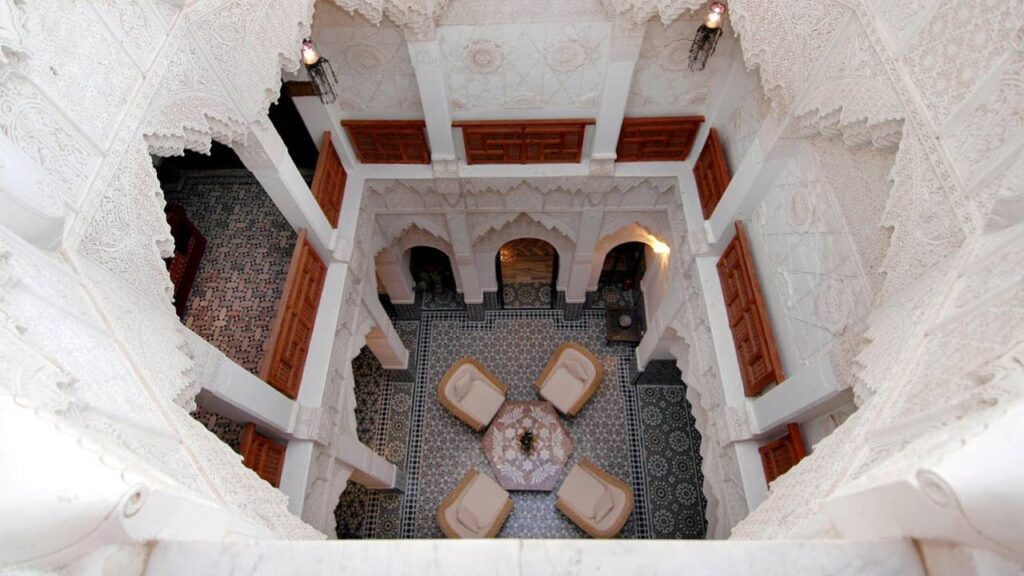 Marrakech, Marrakech-Safi, Maroc
Interior of the Riad Palais Sebban, Marrakesh, Morocco