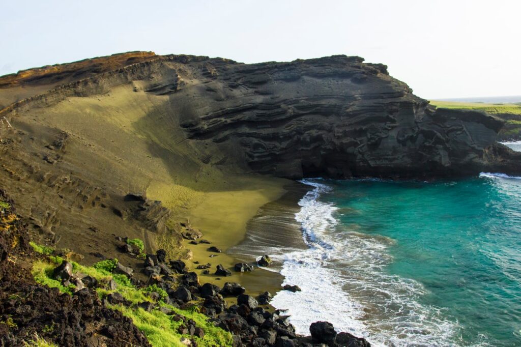 Papakōlea Green Sand Beach, Hawaiʻi