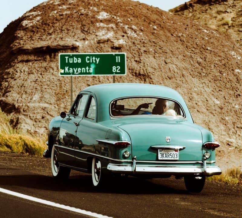 Teal Volkswagen Beetle Tuba City, AZ, United States