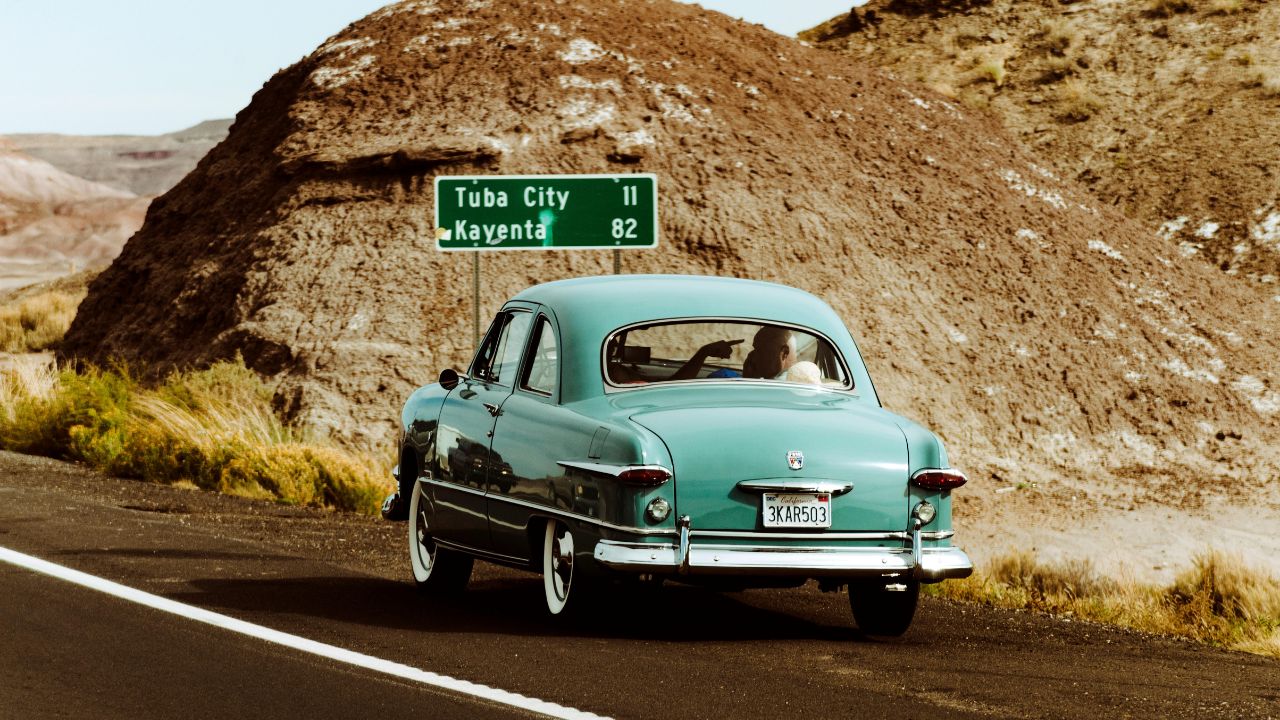 Teal Volkswagen Beetle Tuba City, AZ, United States