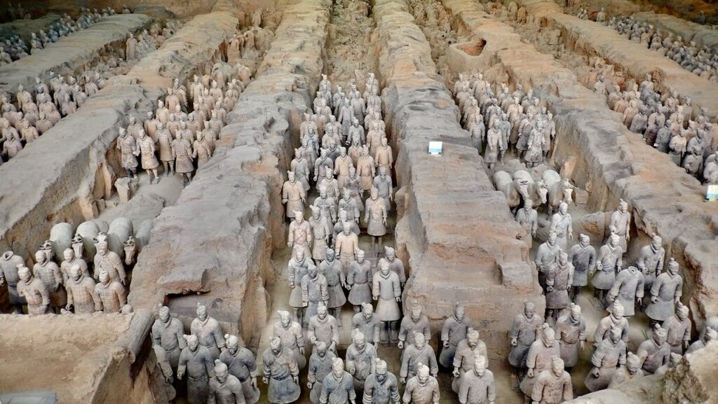 Xi'An, Shaanxi, China View of the Terracotta Army