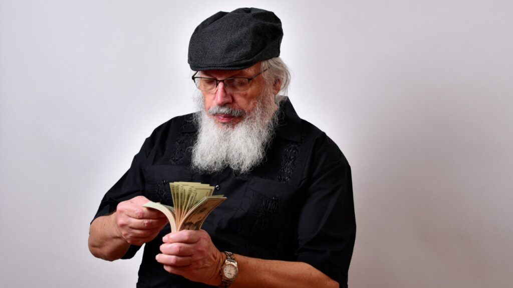Senior With Cash