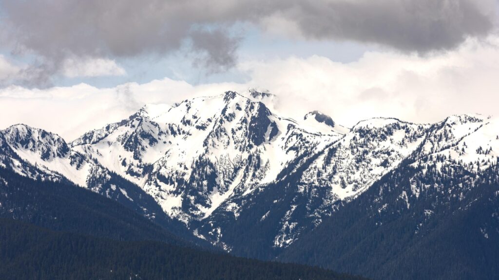 Mount Olympus Olympic Mountain range Olympic National Park Washington State Pacific Northwest