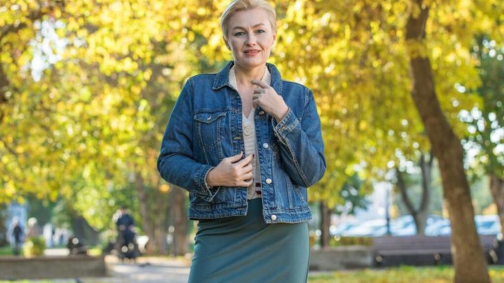 Denim Jacket + Maxi Skirt Combo