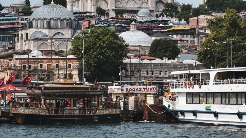 Istanbul ferry Bosphorus locals commuting