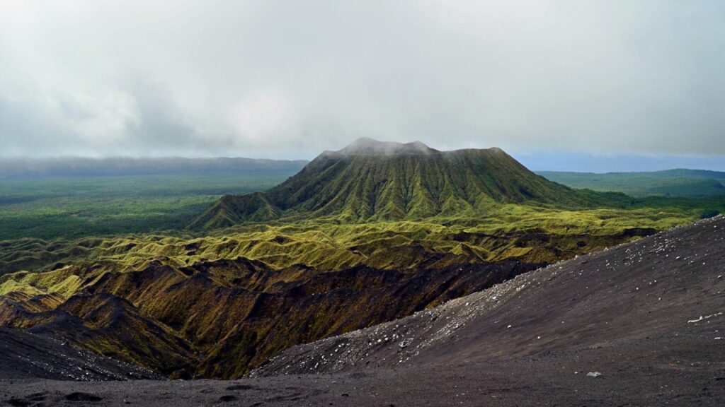 Views from Marum volcano in Ambrym Island, Vanuatu