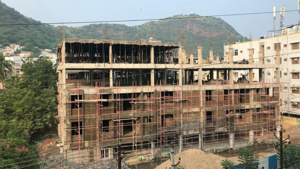 hotel construction halted