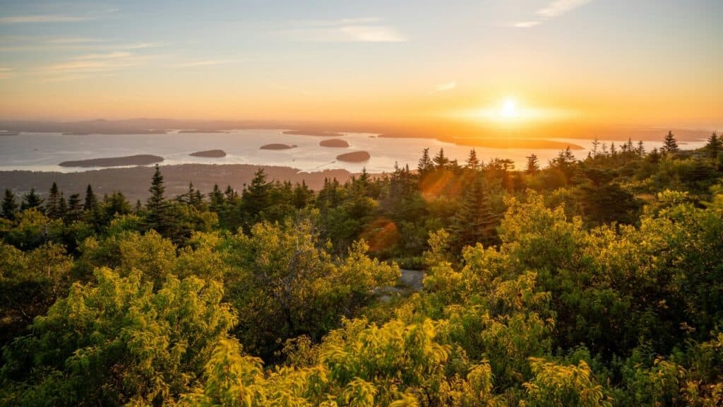 Cadillac Mountain Sunrise, Acadia National Park Itinerary