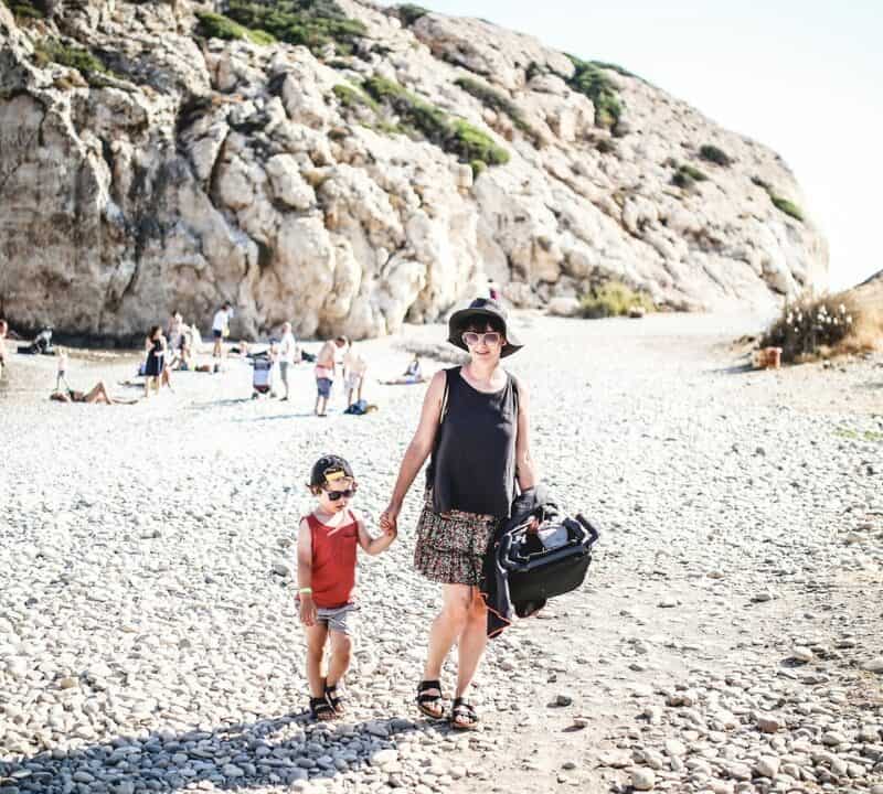 Mom And son vacation