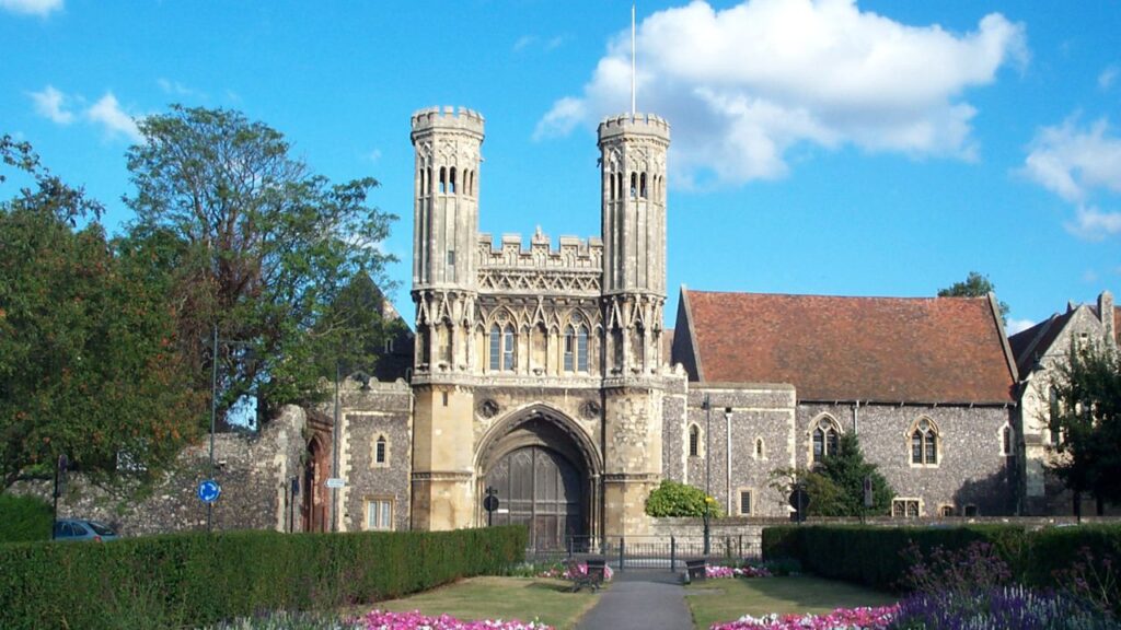 Great Gate of St. Augustine's Abbey, taken Sep 2002
