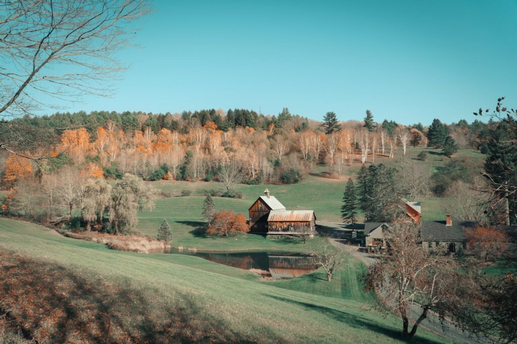 Vermont, USA barn
