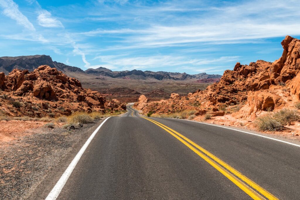 Highway California desert
