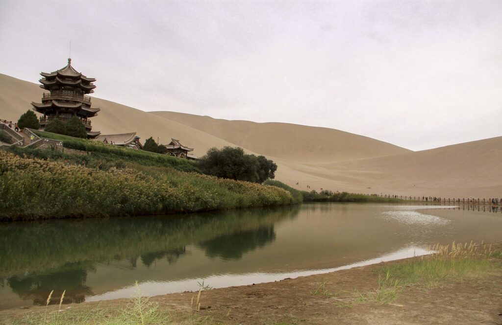 Crescent Moon Spring, China