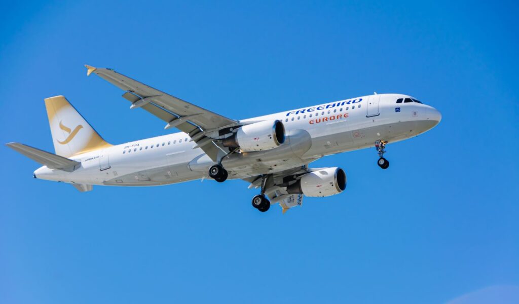 ChatGPT said:
Airplane in flight against a clear blue sky, representing flexible travel and alternate flight destinations.