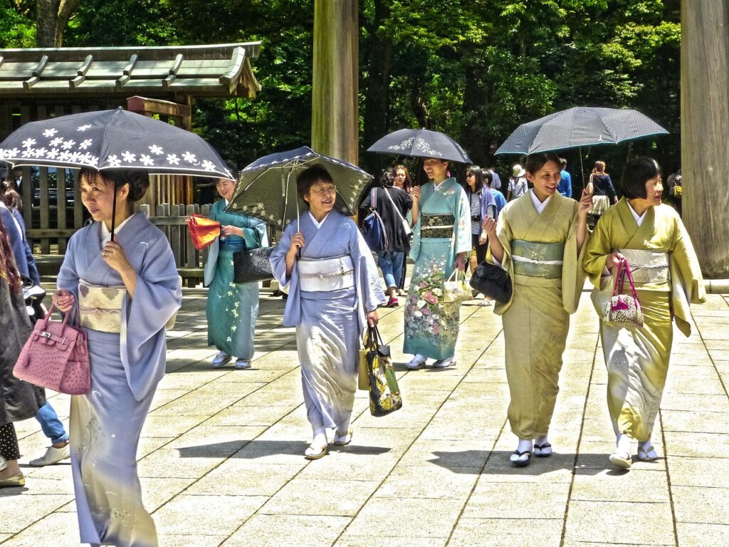 Japanese tourist group USA