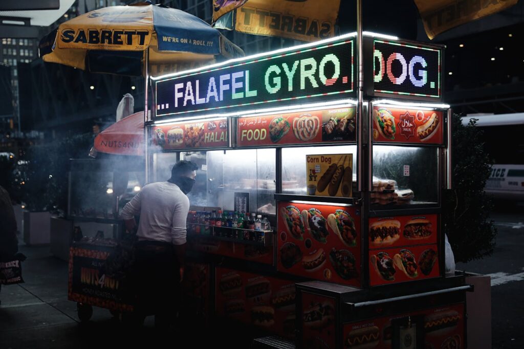 Hell’s Kitchen NYC street food night