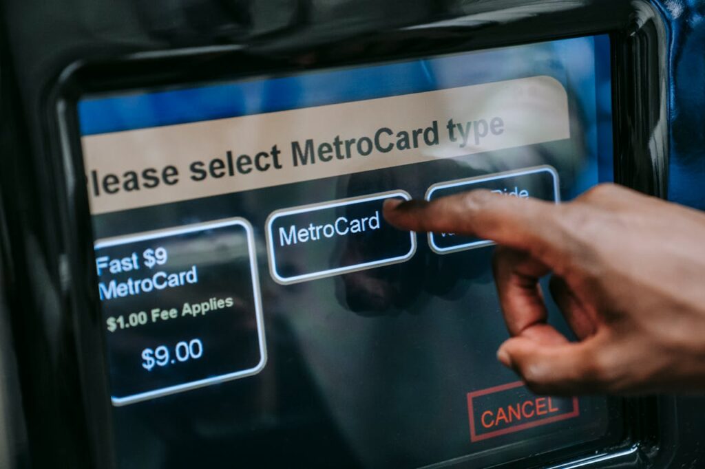 contactless ticket system
