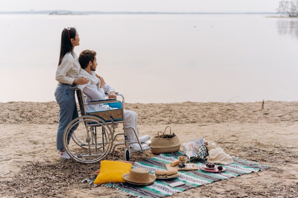 beach wheelchair