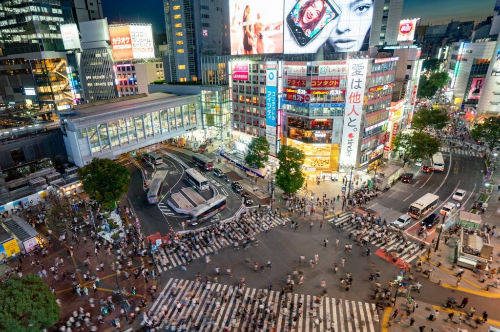 Shibuya Scramble intersection

