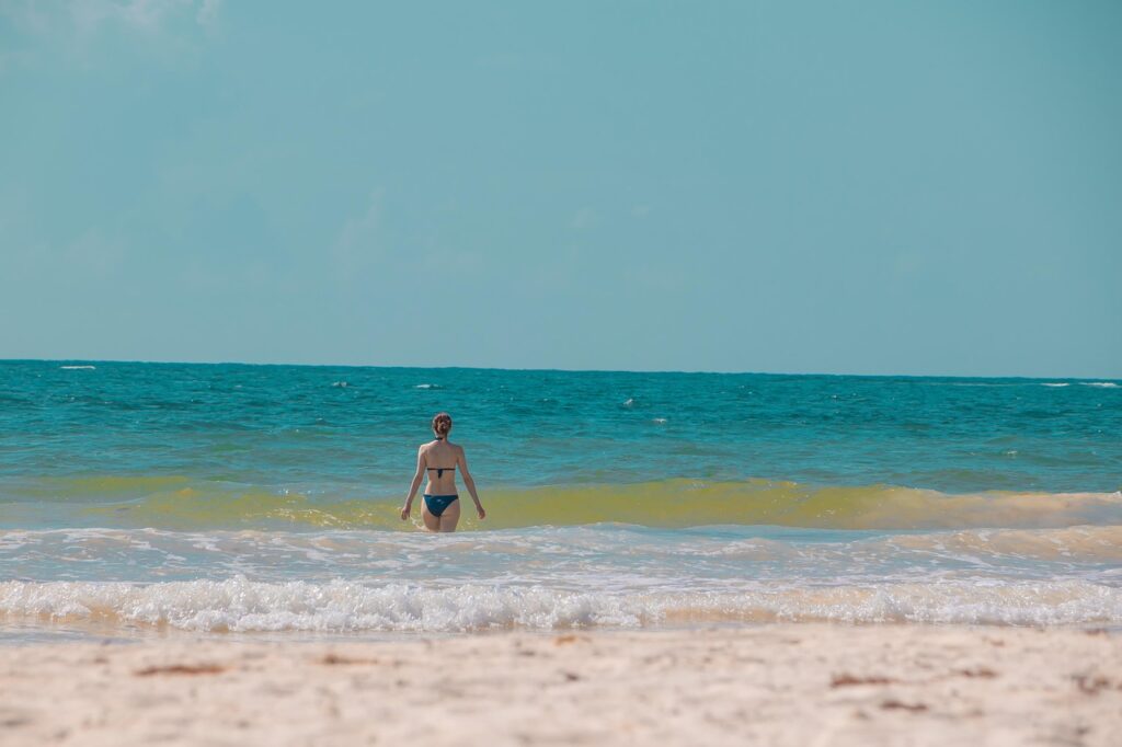 Tulum’s sand reflects