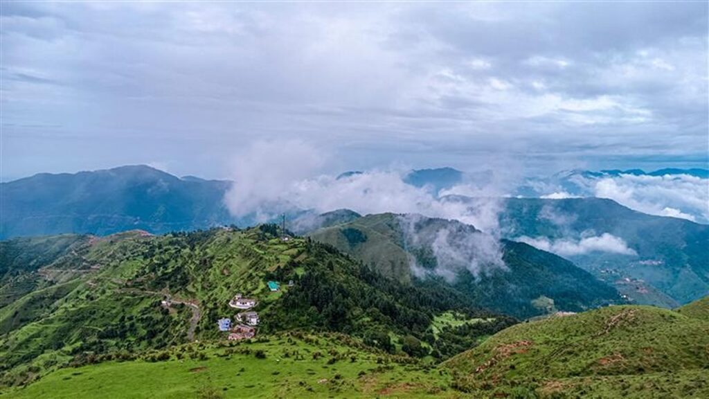 Beautiful Hill landscape of chakrata uttarakhand