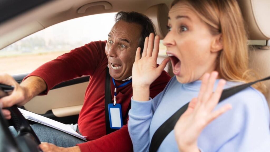 Driving a car