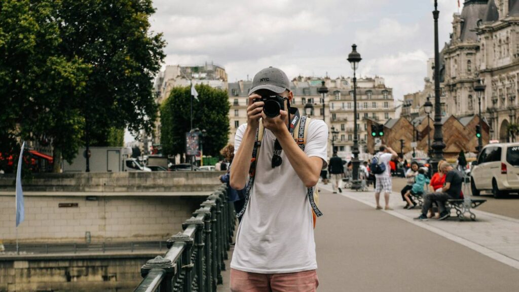 Tourist capturing Photo