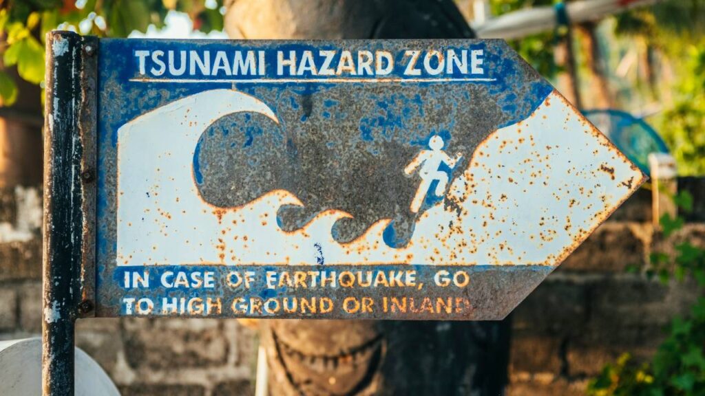 Tsunami sign