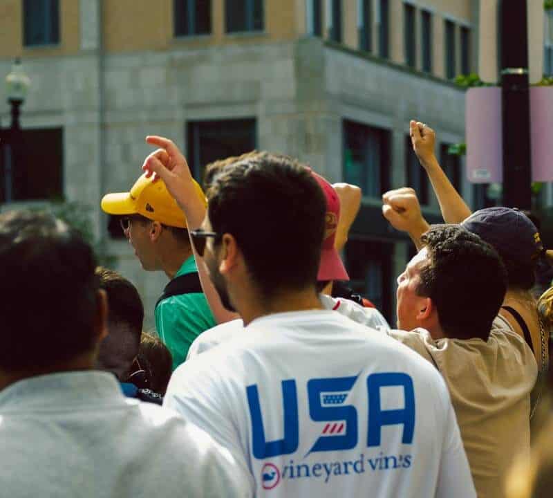 Tourist In Crowd