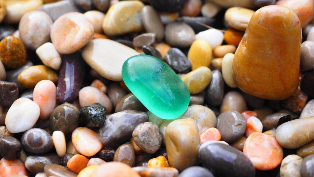 Colorful Pebbles and Rocks