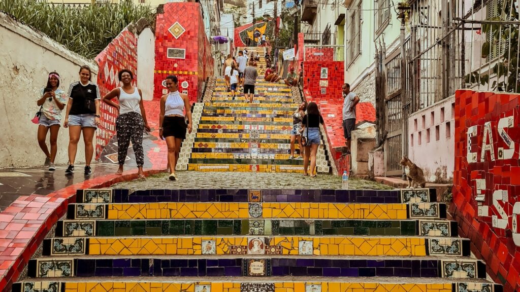 Escadaria Selarón, Rio Brazil