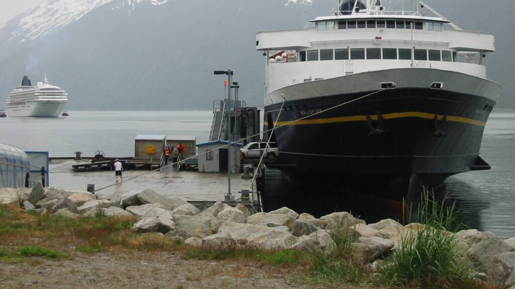 Malaspina at port in Skagway.